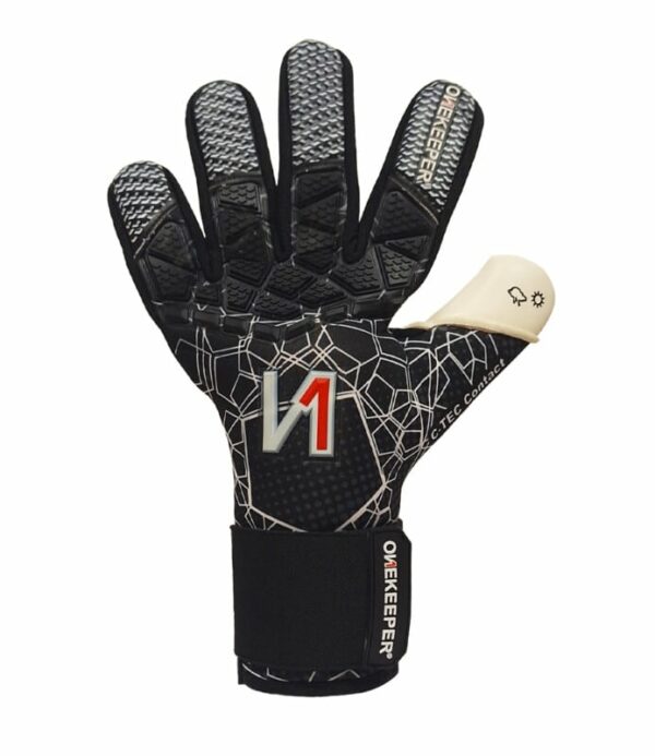 ONEkeeper C-Tec Black Senior Keepershandschoenen - Afbeelding 4