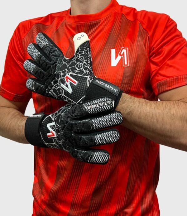 ONEkeeper C-Tec Black Senior Keepershandschoenen - Afbeelding 2